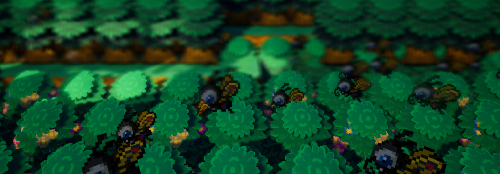 Pokémon Gamma Emerald : décor HD-2D de la démo sur PC